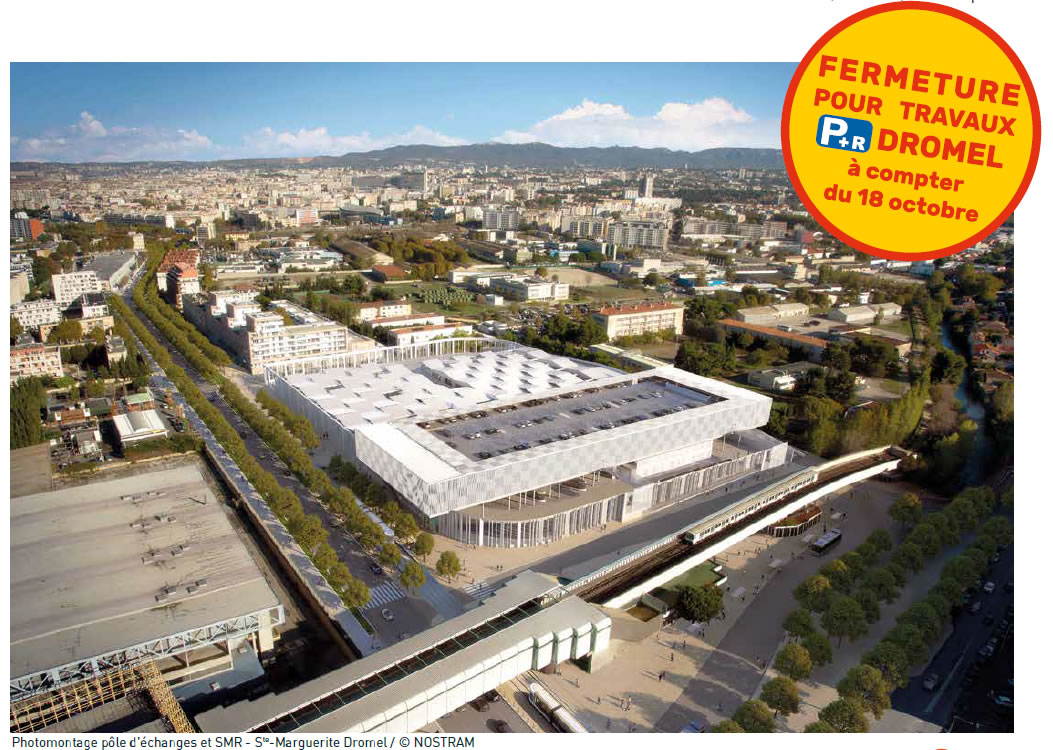 Le parking relais Sainte-Marguerite/Dromel fait peau neuve