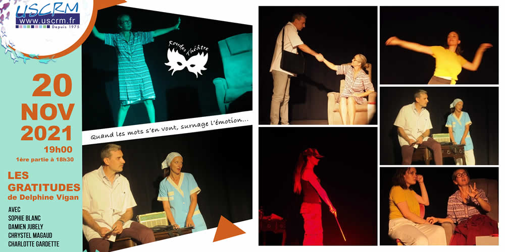 Les Gratitudes de Delphine de VIGAN à l'Atelier Rouvière