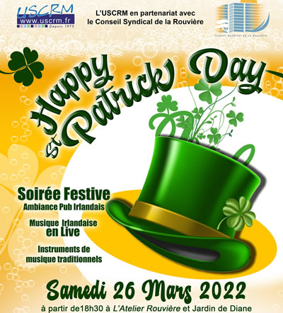 Fête de la Saint Patrick à l'Atelier Rouvière