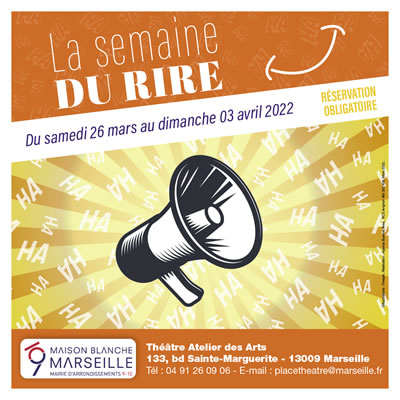 Semaine du  rire du 26 mars au 03 avril 