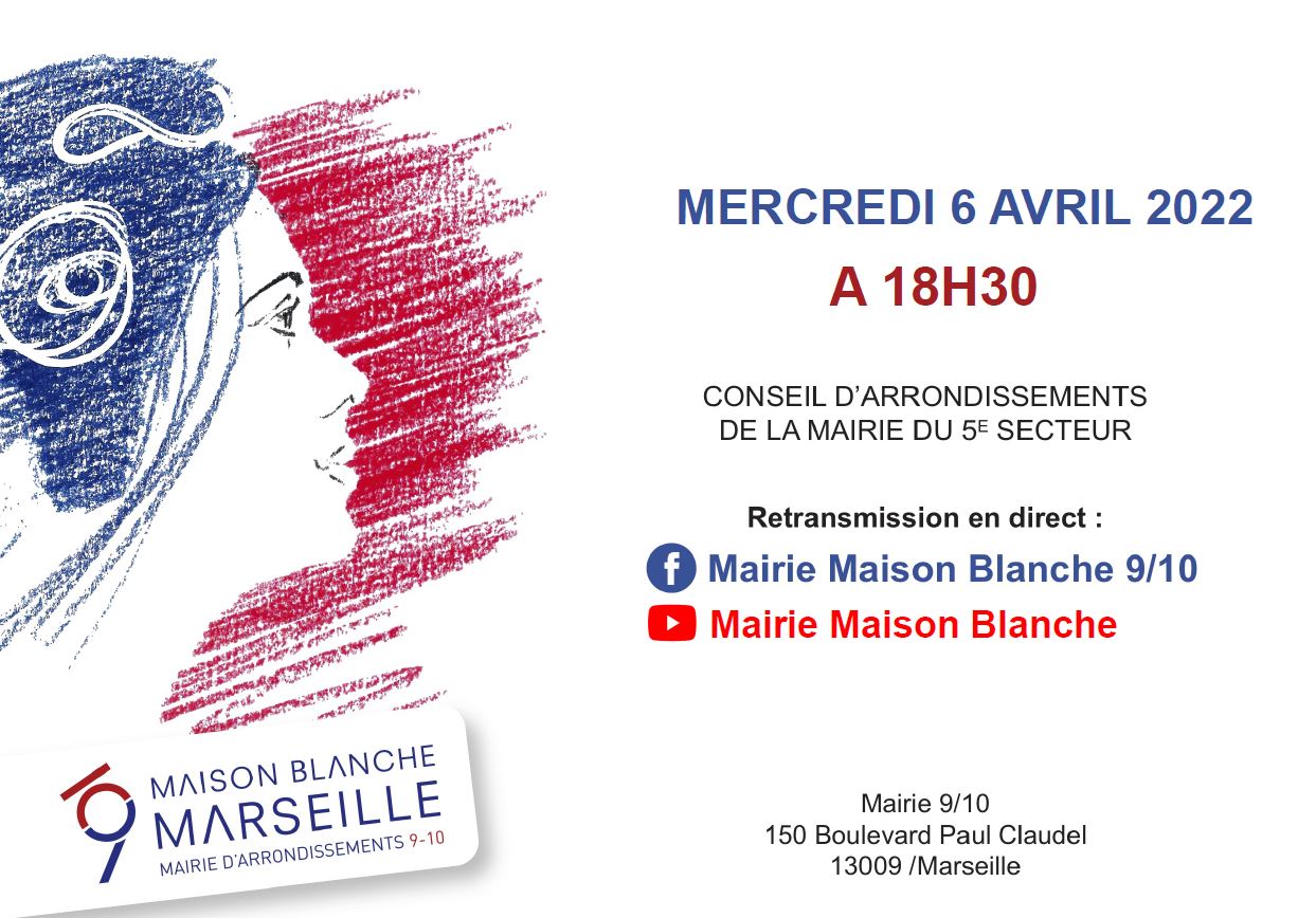 Conseil d'arrondissements de la mairie 5° secteur : retransmis en direct