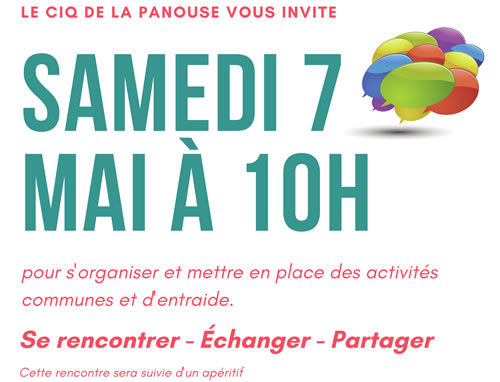 Le Ciq vous invite le 7 mai à 10h00