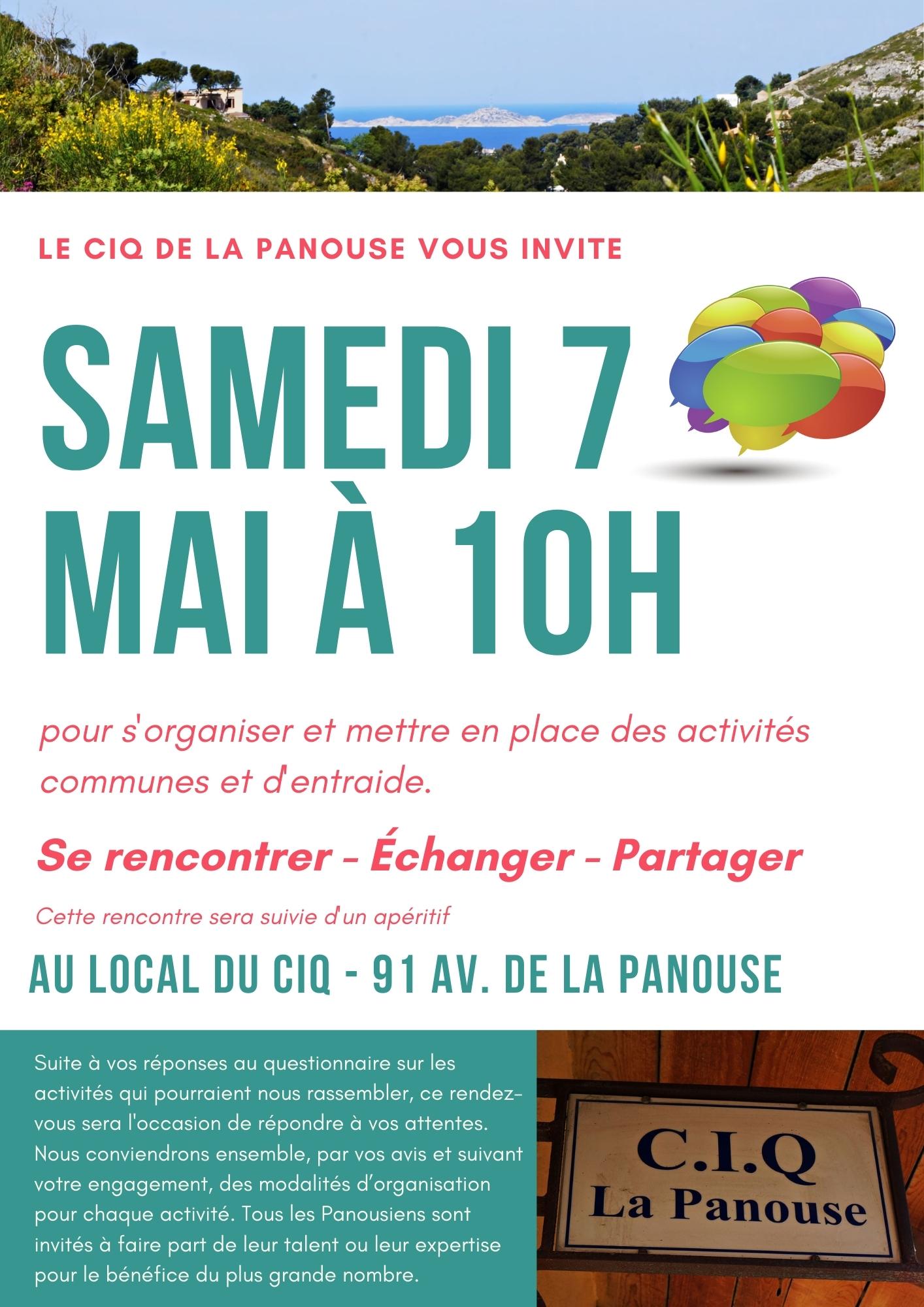 Le Ciq vous invite le 7 mai à 10h00