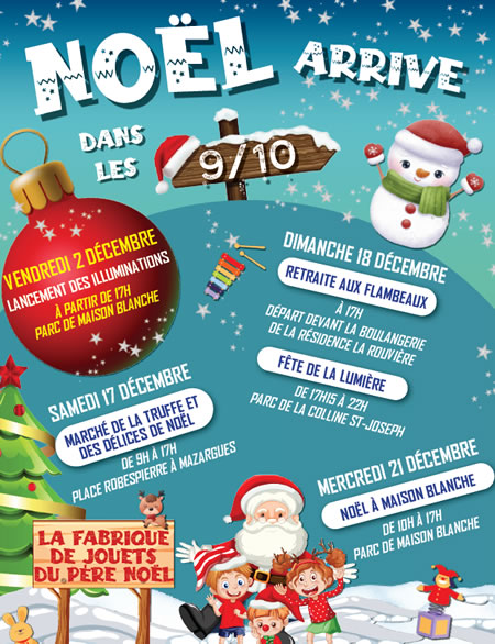 Noël arrive dans les 9/10 èmes