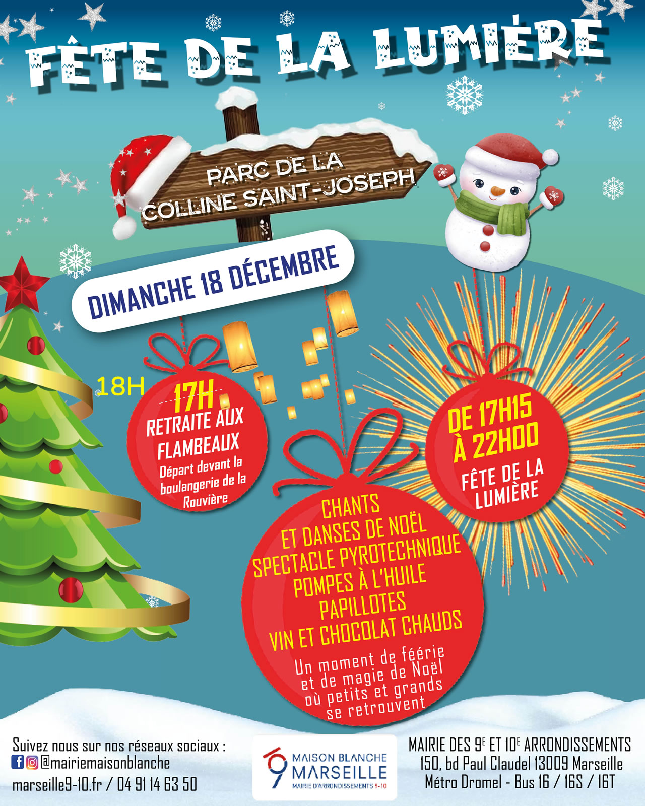 Fête de la Lumière et autres festivités du 16 au 18 décembre