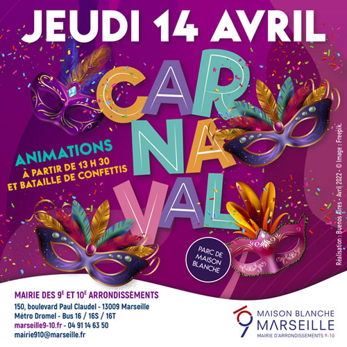 Carnaval le 14 avril à la Maison Blanche