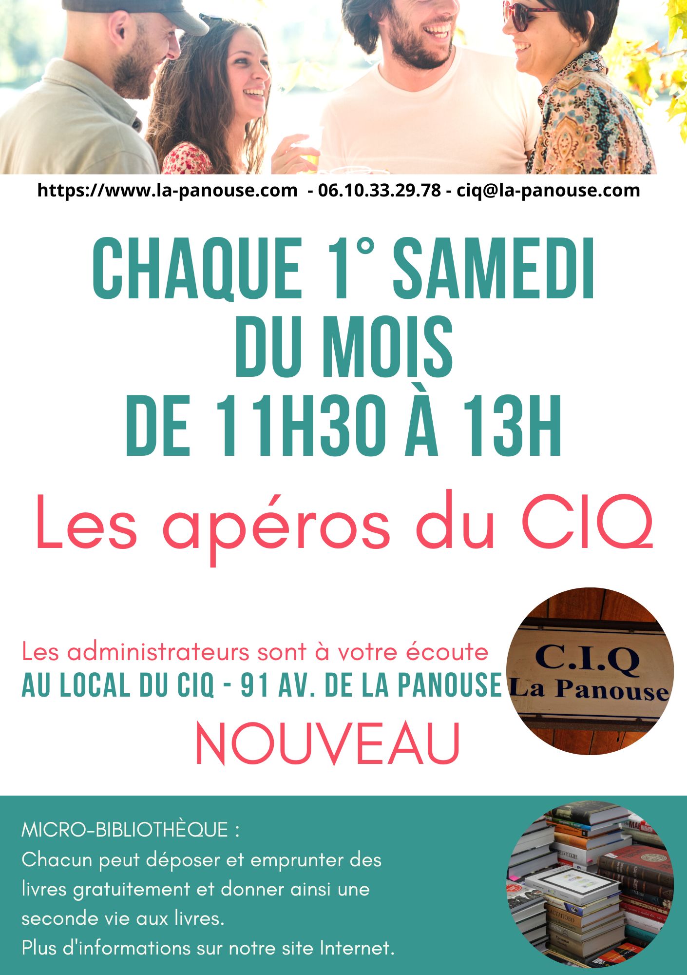 NOUVEAU : les apéros du Ciq