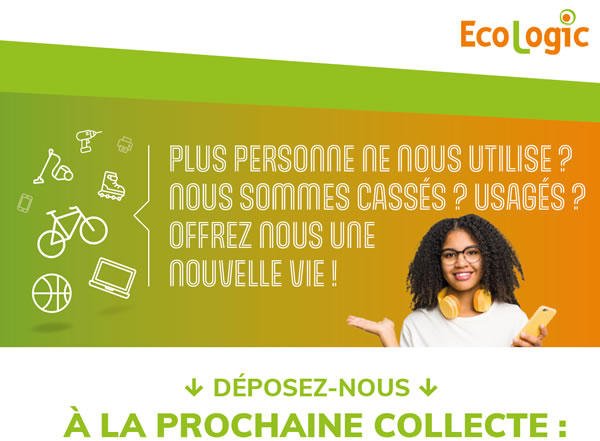 Collecte d'appareils électriques et articles de sport