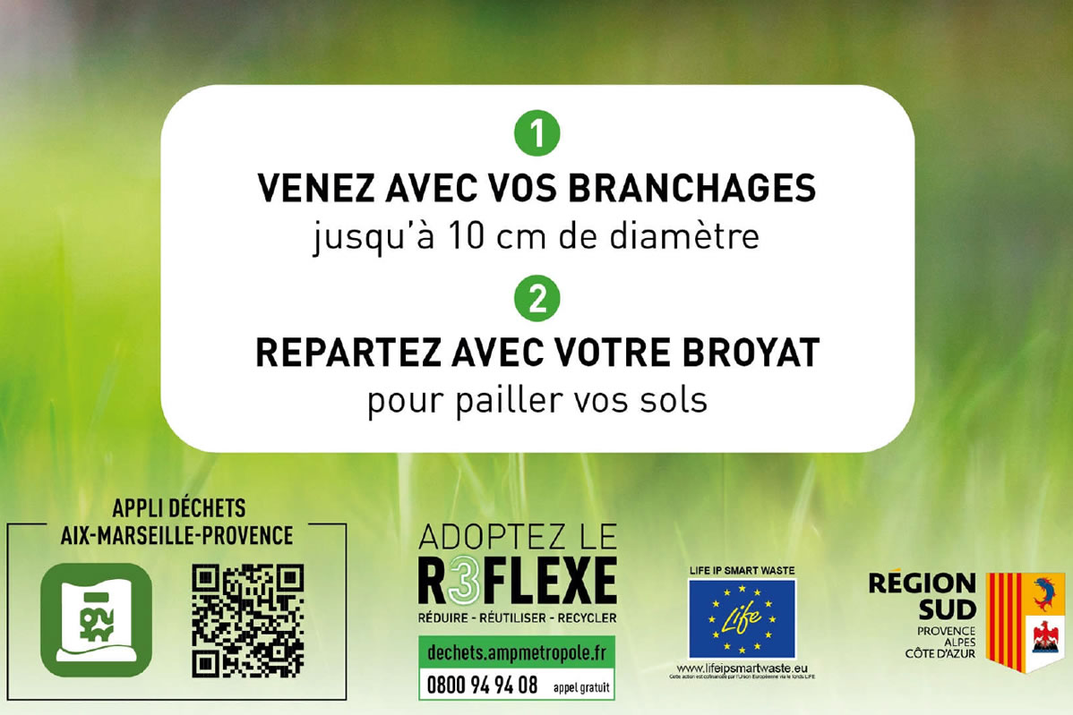 OPERATION DE BROYAGE DES DECHETS VERTS AUTOMNE 2023