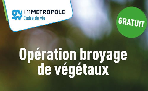 OPERATION DE BROYAGE DES DECHETS VERTS AUTOMNE 2023