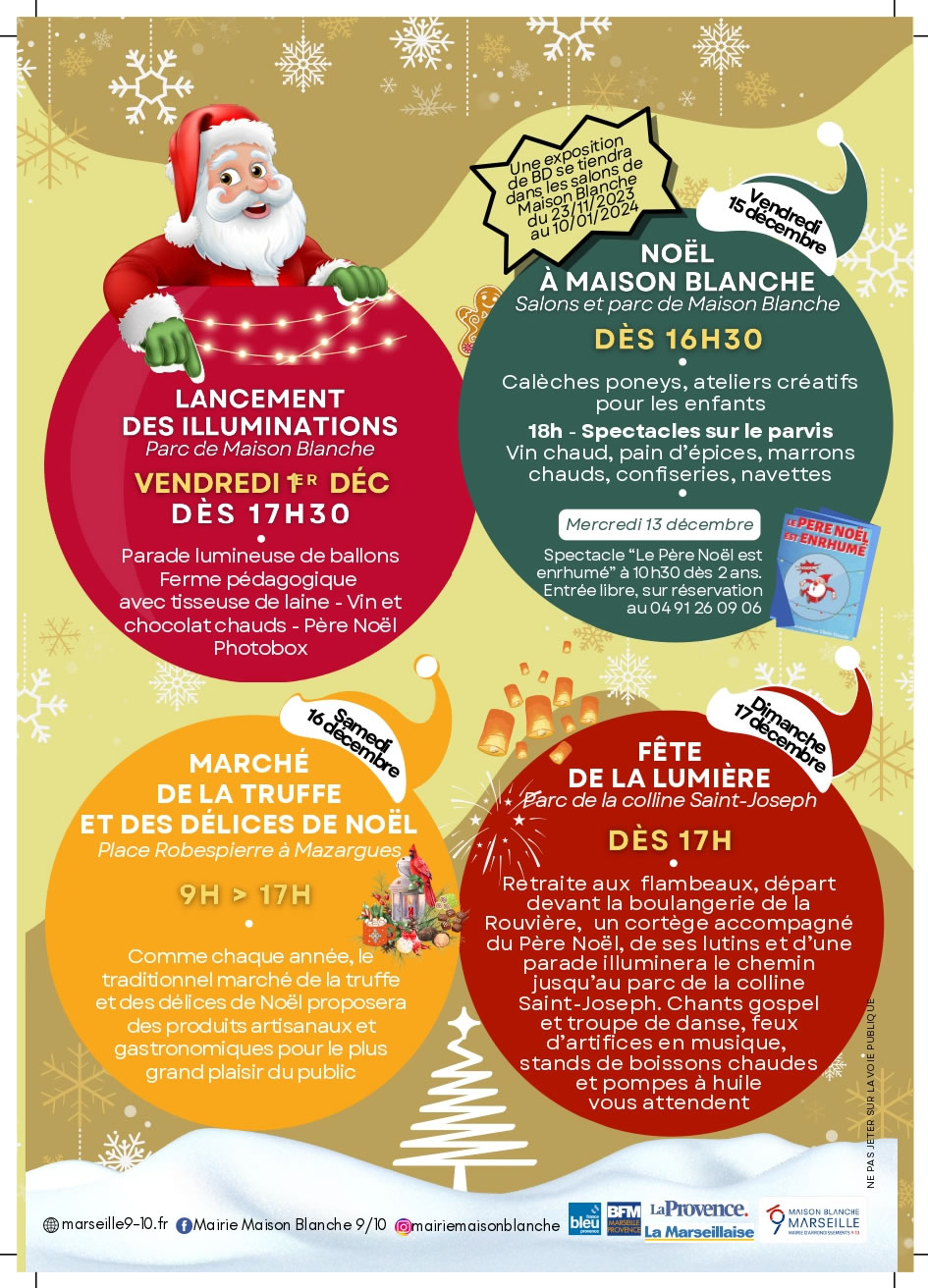Les festivités de Noël par la Mairie des 9/10èmes