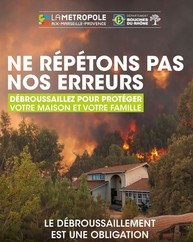 Débroussaillez pour protéger vos maisons