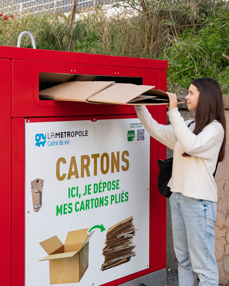 Déchets : expérimentions de points de collecte 