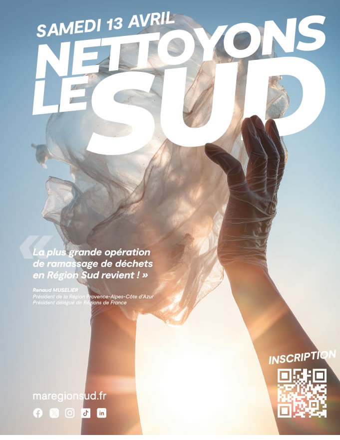 Opération : Nettoyons le Sud avec la Région Sud