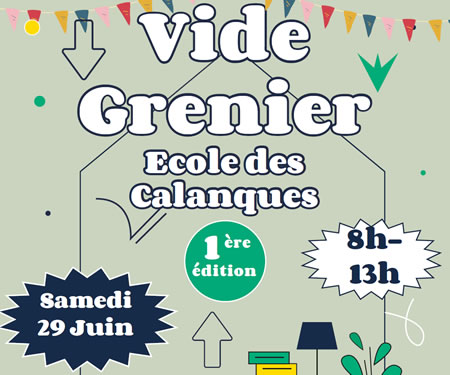 Vide-grenier à l'école des Calanques