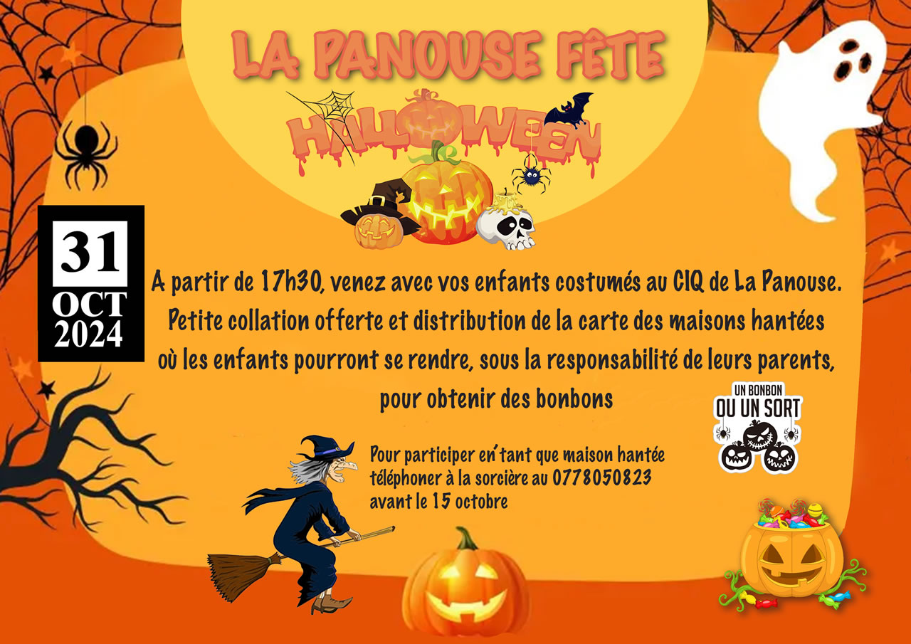 La Panouse fête Halloween !