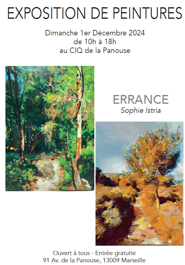 L'expo de peintures de Sophie ISTRIA