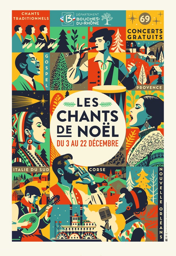 Chants de Noël :  69 concerts gratuit dans les Bouches-du-Rhône