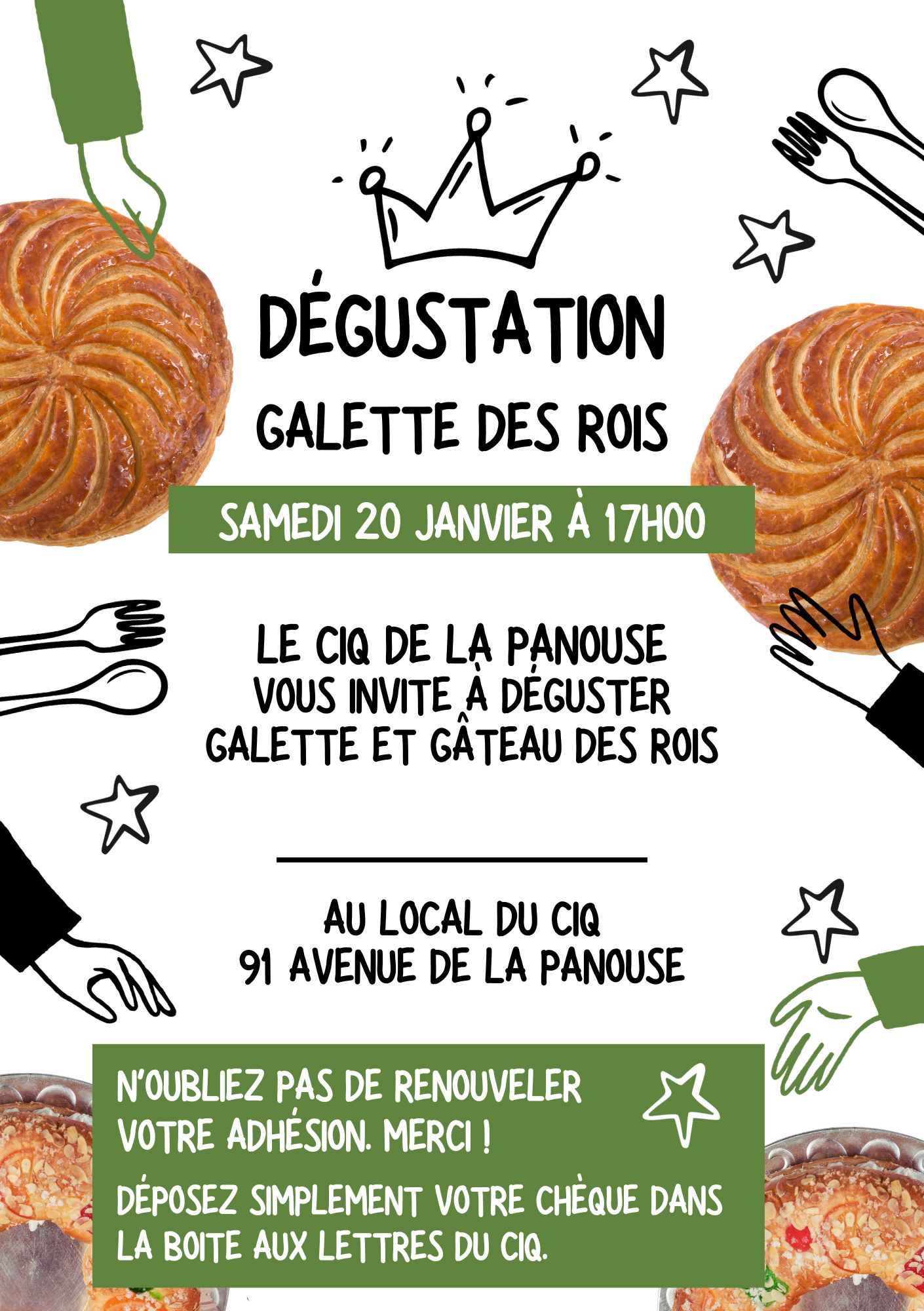 Galette des rois au CIQ