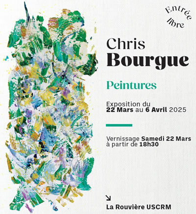 Expo peinture Chris Bourgue à l'USCRM