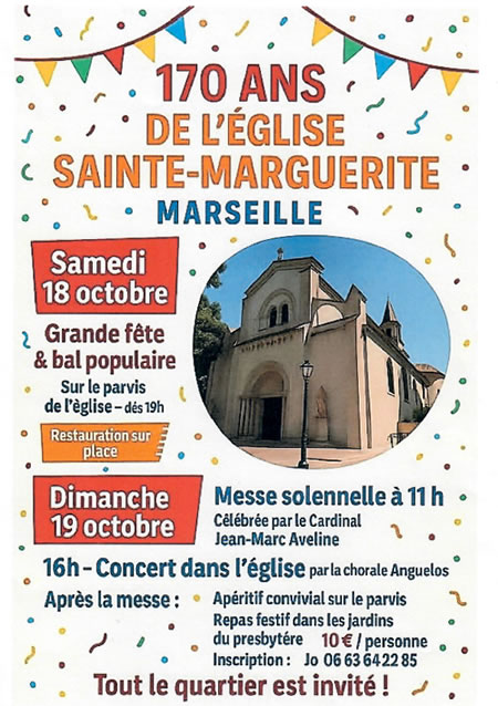 Les 170 ans de l'Eglise Sainte-Marguerite