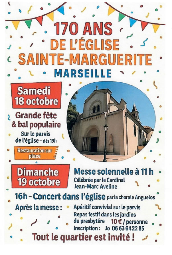 Les 170 ans de l'Eglise Sainte-Marguerite